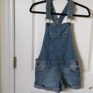 NEW Mossimo Supply co Jean Cut-Off Short Overalls Size XS
